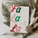 Search for fa la la la la christmas cards Retro