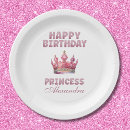 Search for crown plates Princess birthday party