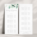 Search for leaves rack cards Watercolor