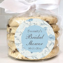 Search for country bridal shower stickers Dusty blue