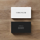 Search for black and white business cards Consultant