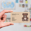 Search for teddy bear business cards Babysitting