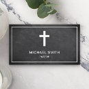 Search for clergy business cards Minister