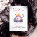 Search for cute baby bat invitations A baby is brewing