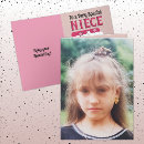Search for special niece birthday cards Pink