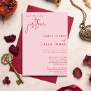 Search for intimate wedding invitations Nothing fancy just love