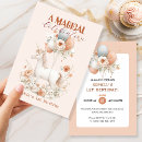 Search for pastel 1st birthday invitations Magical birthday party