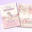 Search for girls unicorn birthday invitations Flowers