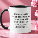 Search for crushed mugs Teacher