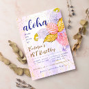 Search for aloha birthday invitations Hawaiian luau