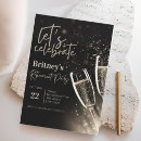 Search for retirement wine invitations Glitter