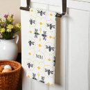 Search for yellow bee tea towels Black