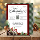 Search for annual christmas invitations Watercolor