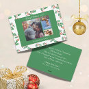 Search for 3 photo collage christmas cards Greenery