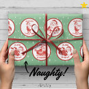 Search for naughty santa wrapping paper Funny