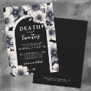 Search for black tombstone invitations Black and white