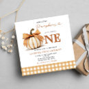 Search for our little pumpkin birthday invitations Plaid