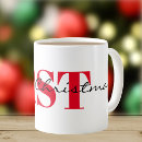 Search for christmas initial mugs Modern