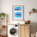 Search for laundry art Blue