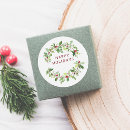 Search for holiday stickers Greenery