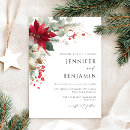 Search for poinsettia invitations Winter