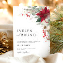 Search for poinsettia wedding invitations Winter
