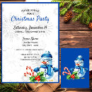 Search for snowman seasonal invitations Holiday cocktail party