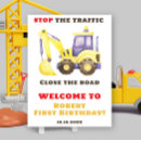 Search for road construction posters Close the road