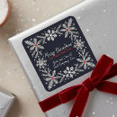 Search for company holiday stickers Black and white