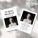 Search for memorial service program invitations Modern