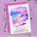 Search for pink cloud invitations Pink and purple