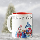 Search for blue snowman mugs Modern