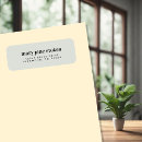 Search for bold letters return address labels Typography