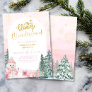 Search for winter onederland snowman invitations Our little snowflake
