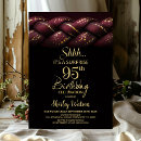 Search for 95 year old birthday invitations Gold