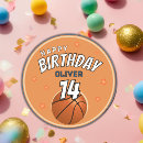 Search for basketball ball stickers Happy birthday