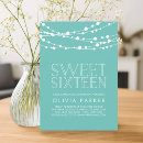 Search for teal sweet 16 invitations Summer