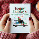 Search for mail carrier seasonal cards Postal