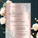Search for sweet 17 invitations For her