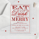 Search for eat drink be merry invitations Festive