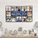 Search for 50th birthday banners Modern minimalist
