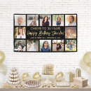 Search for 40th birthday party decor Black and gold