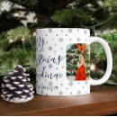 Search for elegant snowflakes mugs White