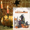 Search for black cat design postcards Halloween