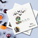 Search for vintage halloween napkins Whimsical