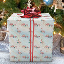 Search for tropical santa wrapping paper Watercolor