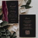 Search for rose gold and burgundy wedding invitations Chic