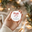 Search for red bow stickers Minimal