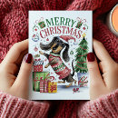 Search for dachshund christmas cards Xmas