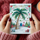 Search for palm tree christmas cards Non photo